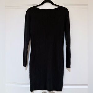 Cider Black Knit Dress no size listed but like sz L